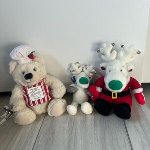 Vintage lot of applause stuffed animals